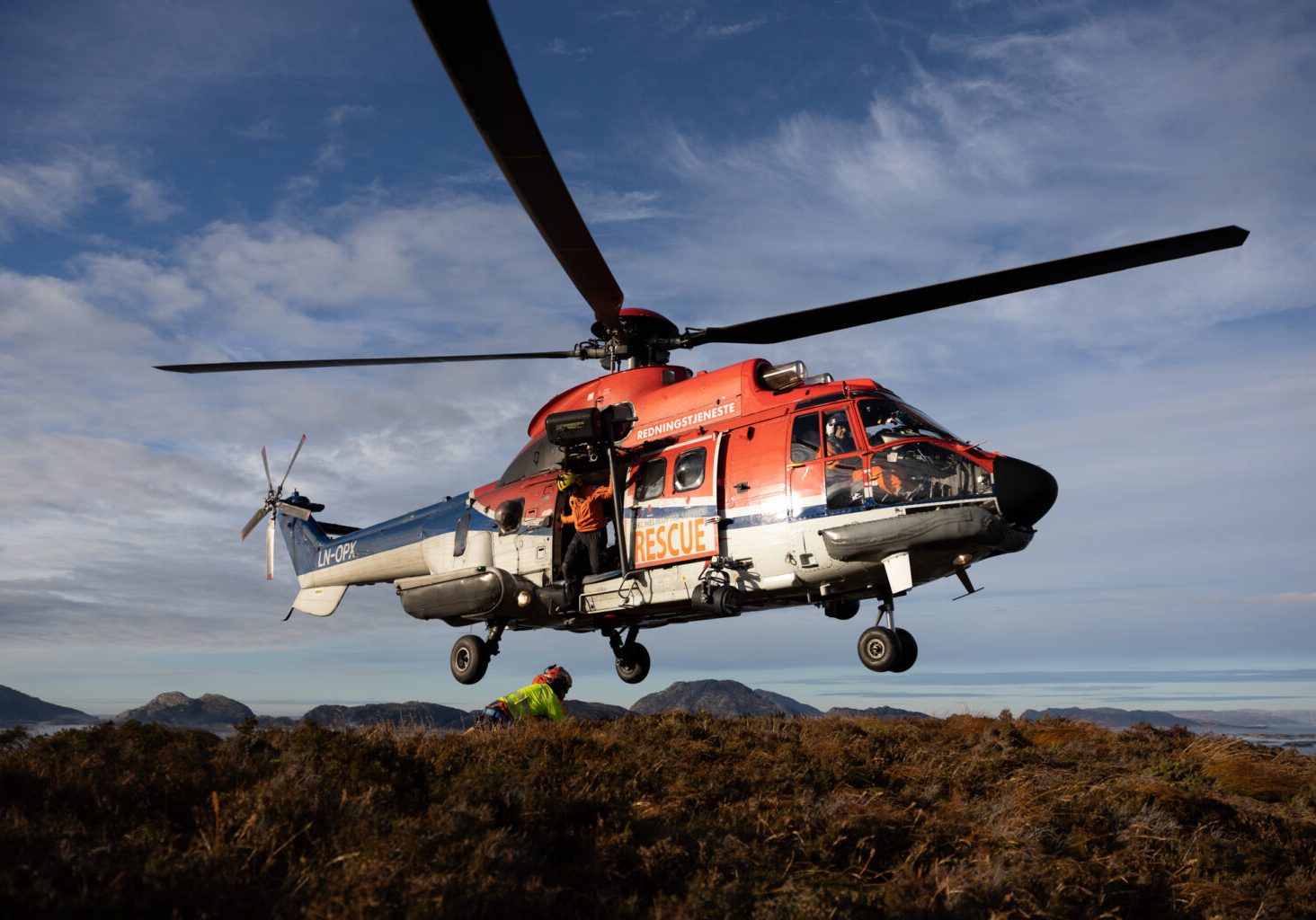 Illustrasjonsfoto: Ved månadsskiftet går CHC sin kontrakt ut og SAR Queen vil overta som redningshelikopter på basen i Florø. (Foto: CHC/Chris Thomas Johansen)