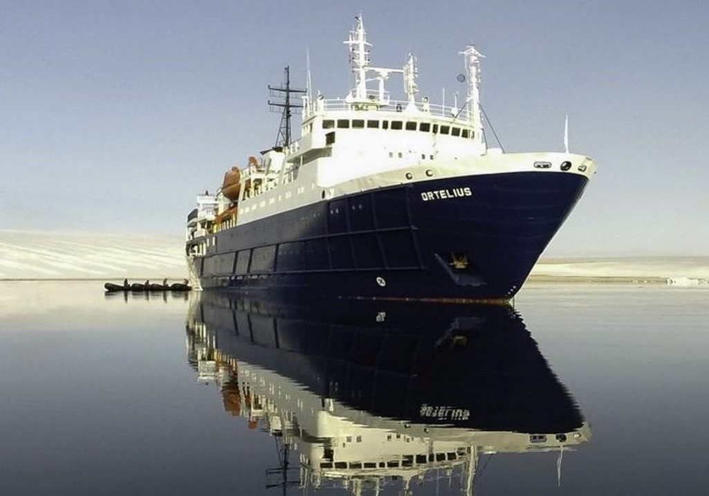 Ekspedisjonsskipet Ortelius (Foto: Oceanwide Expeditions)