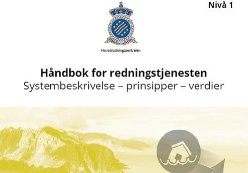 Skjermdump forside redningshåndboka